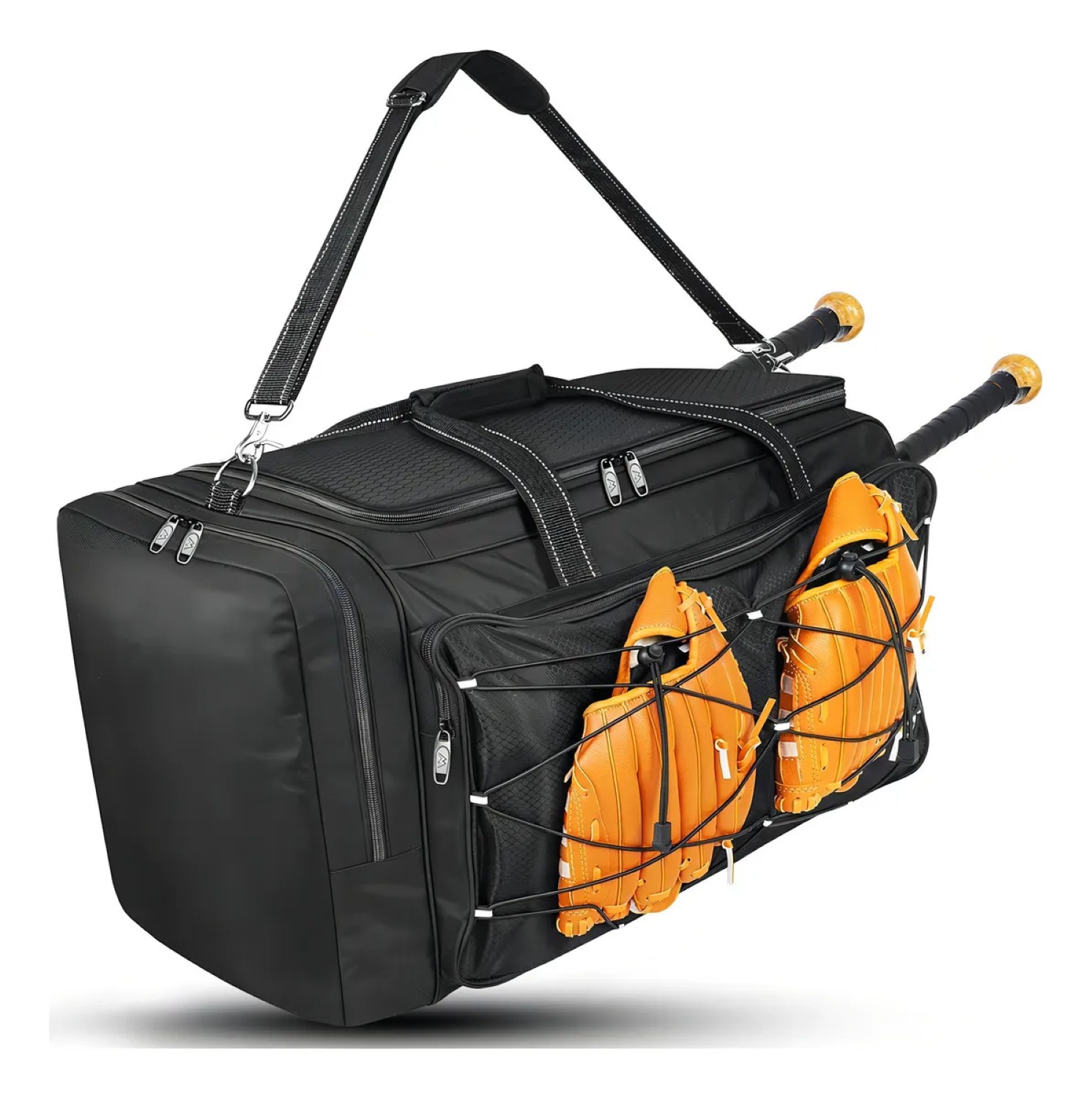 Mochilas de beisbol grande capacidad negro