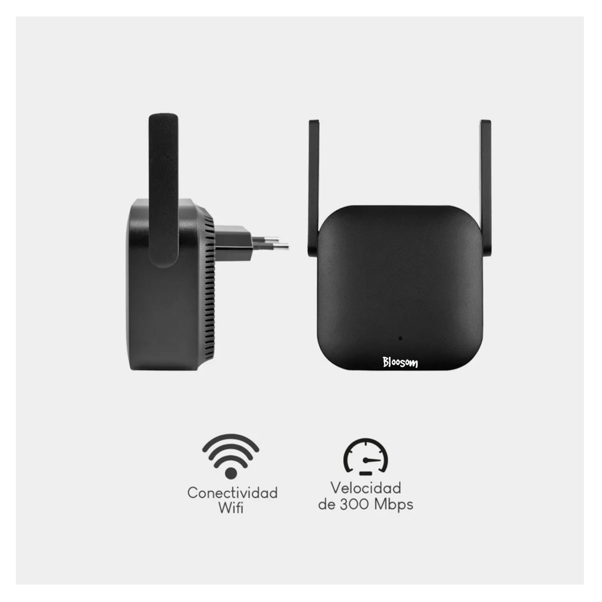 Repetidor, Range extender Wi-Fi Pro R03 negro 100V/240V, Negro