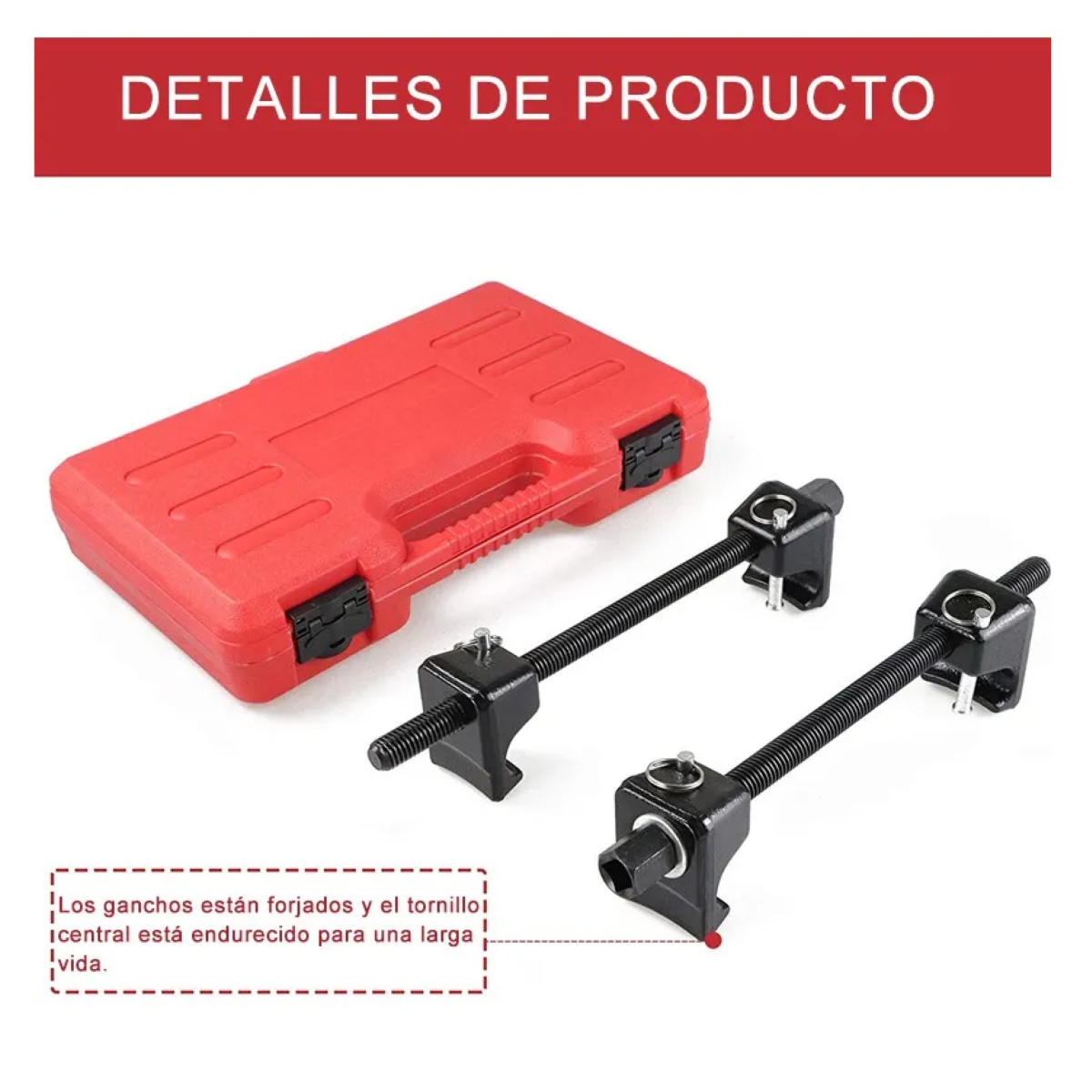 Opresor De Resorte Amortiguador, 2 Piezas Y 1/2 13/16 Pulgada color negro