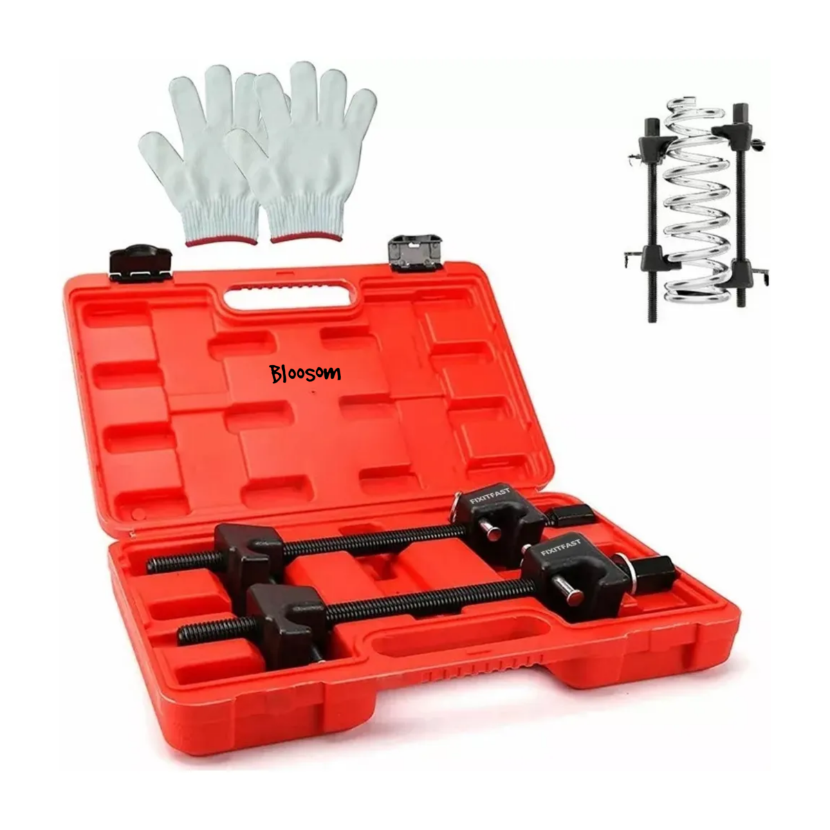 Opresor De Resorte Amortiguador, 2 Piezas Y 1/2 13/16 Pulgada color negro