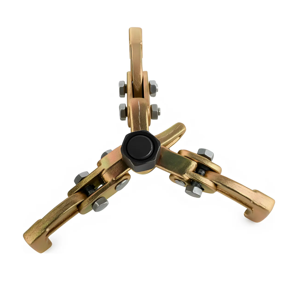 Extractor Engranes Poleas Reversible Forja Brazos 6 Pulgadas, Dorado