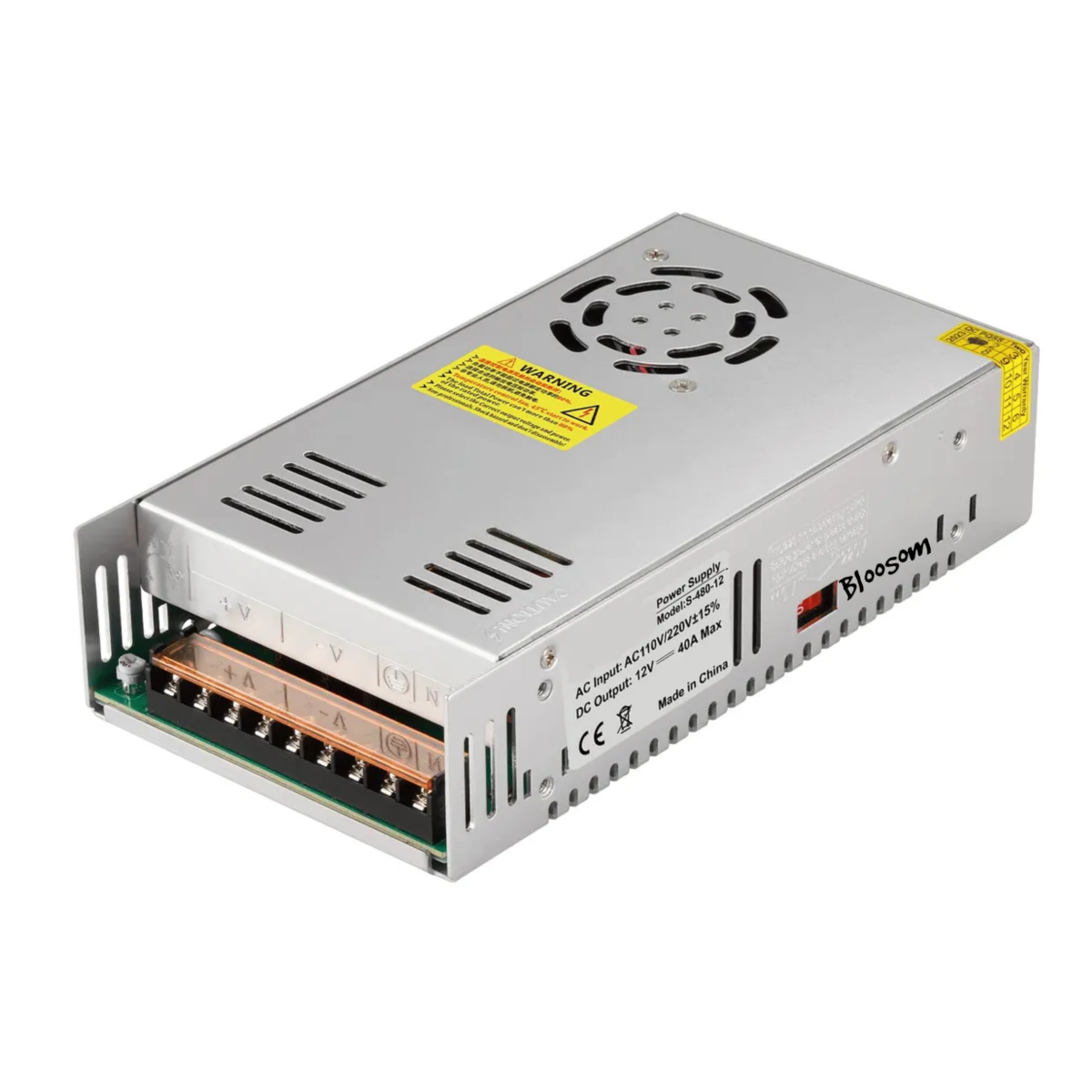 Fuente Conmutada 48v 8.3a 400w 110vac / 220 Vac Alimentación, Gris