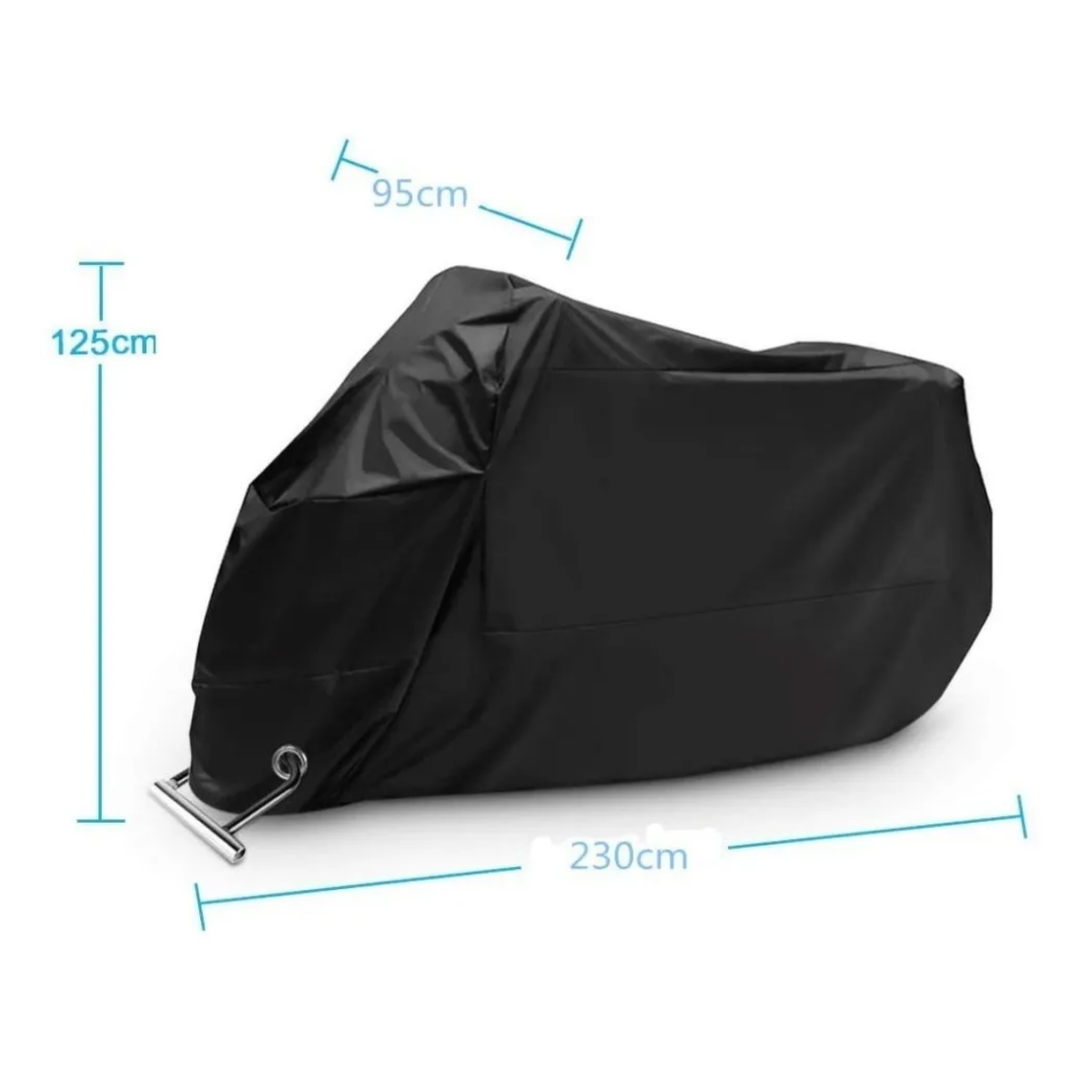 Funda A Prueba De Agua Y Polvo Para Motocicleta, Negro