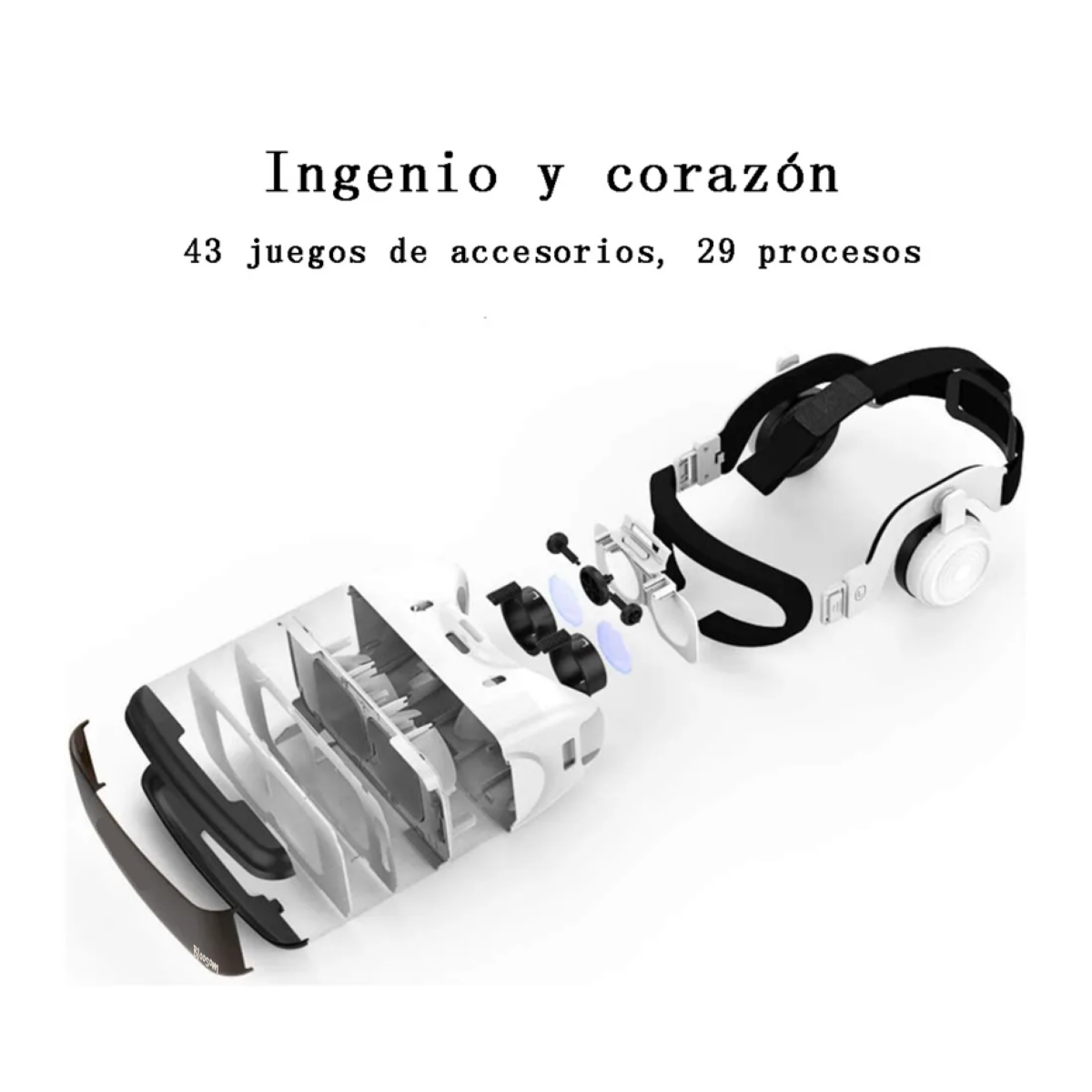 Gafas Con Control Remoto Realidad Virtual 3d, Blanco