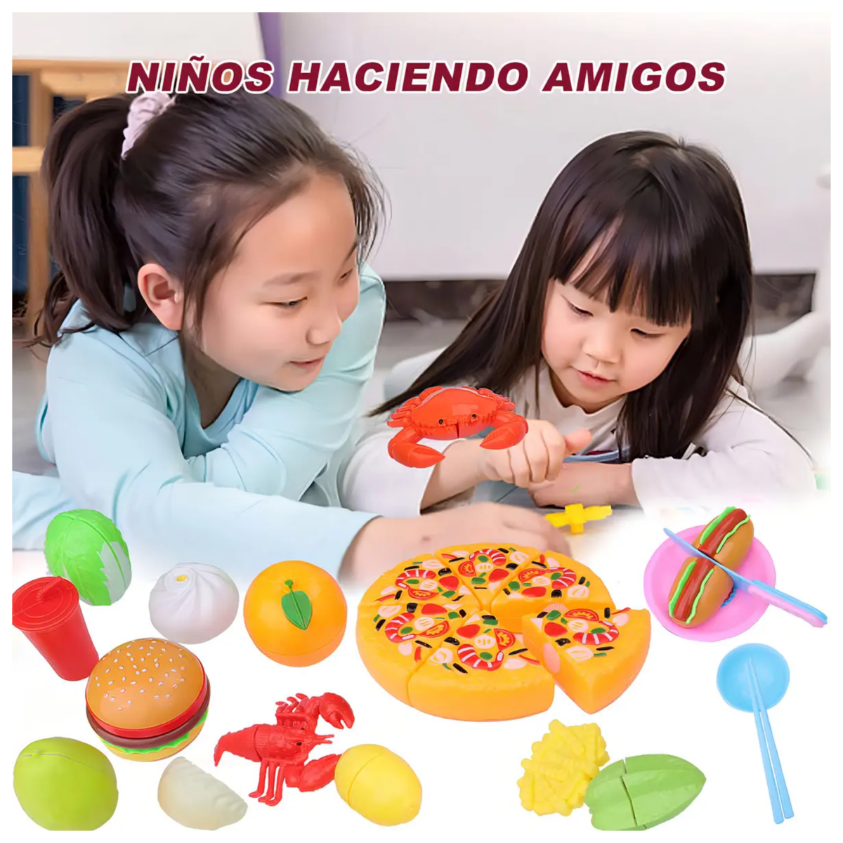 Juego de cocina de corte, juego de simulación de frutas y verduras, juego de simulación de rol. 23 Piezas | Bodega Aurrera en línea Juego de cocina de corte, juego de simulación de frutas y verduras, juego de simulación de rol. 23 Piezas | Bodega Aurrera en línea