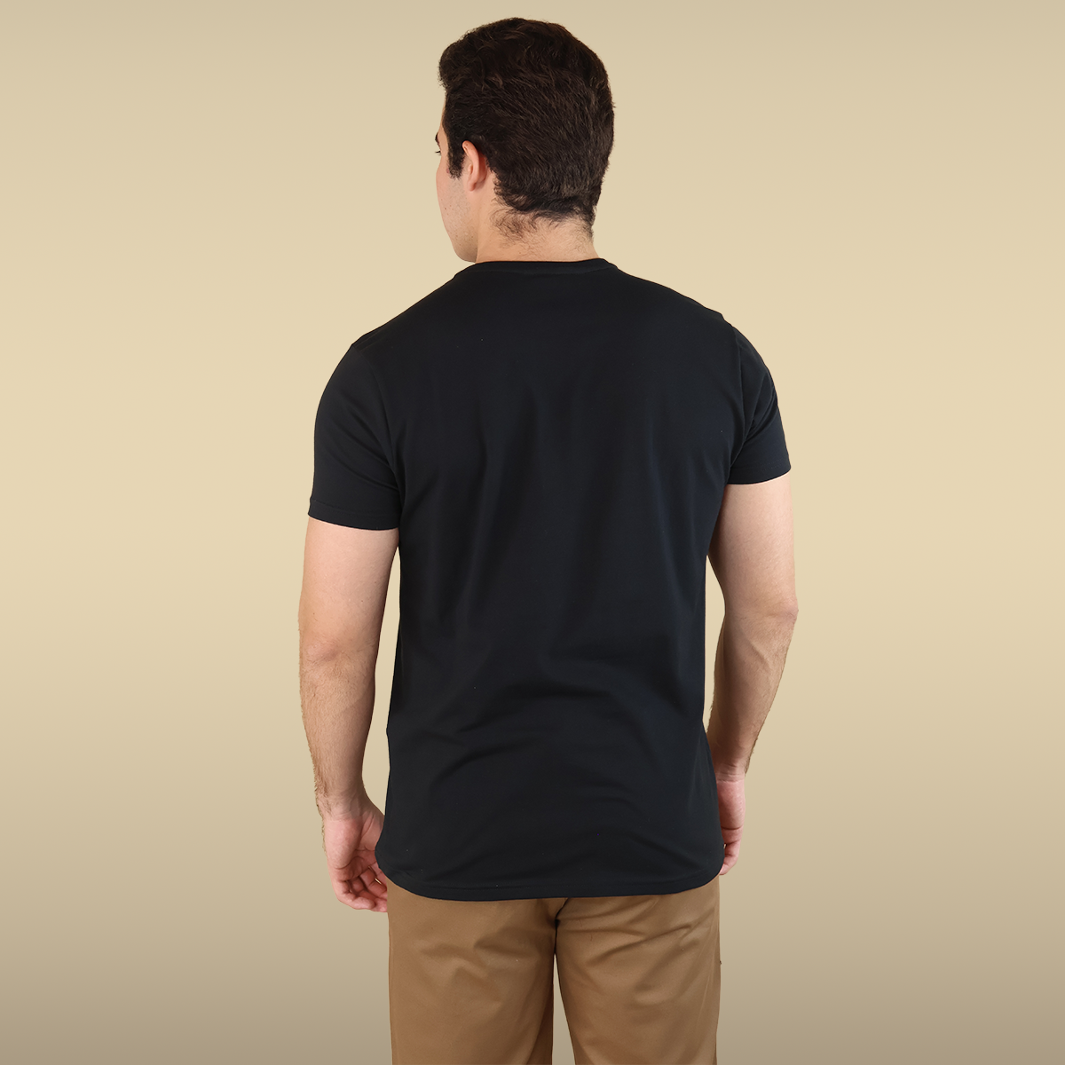Playera Hombre Algodón Con Stretch Y Detalle Bordado 