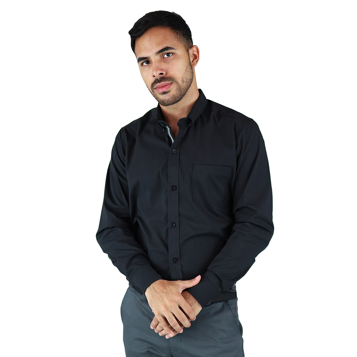 KISSQIQI Camisas De Vestir Para Hombre, Con Solapa