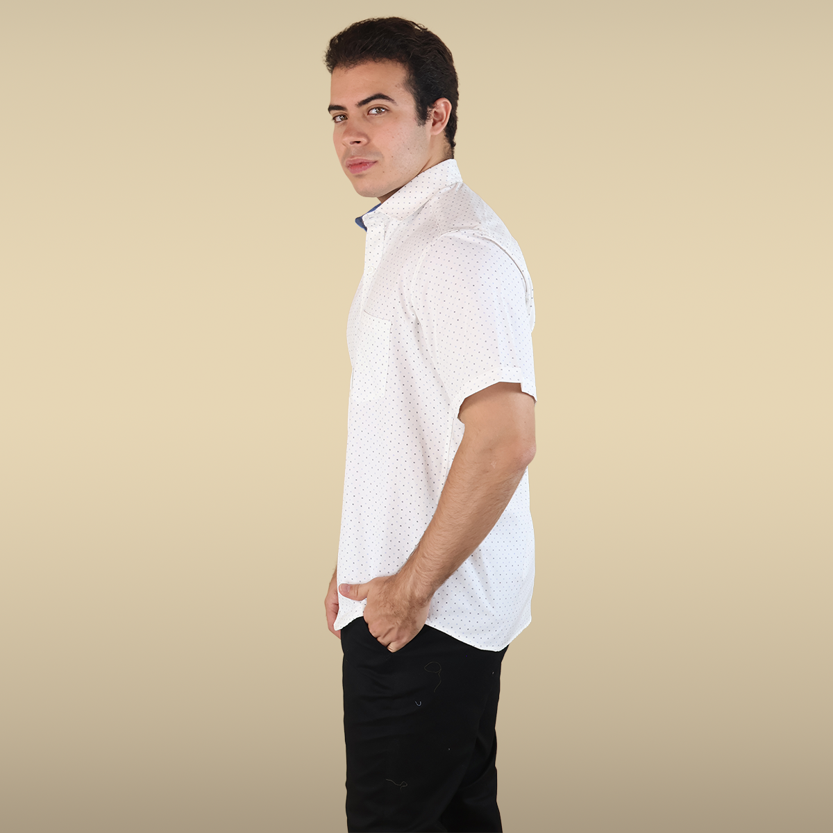 Work Team Casaca Sanitario Botones Manga Corta, Un Bolso De Pecho Y Dos Bajos. Hombre Celeste S