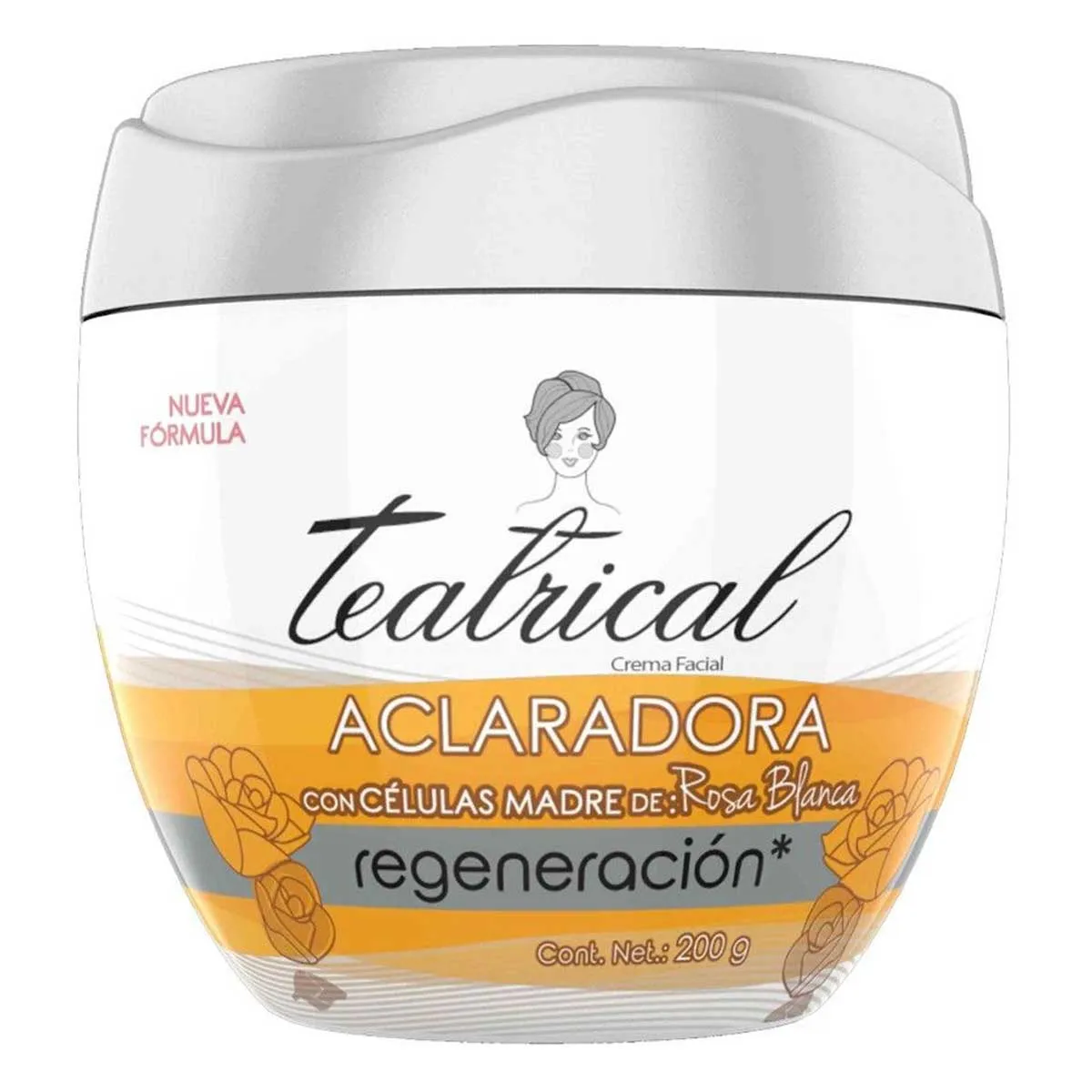 Teatrical crema facial aclaradora con celulas madre