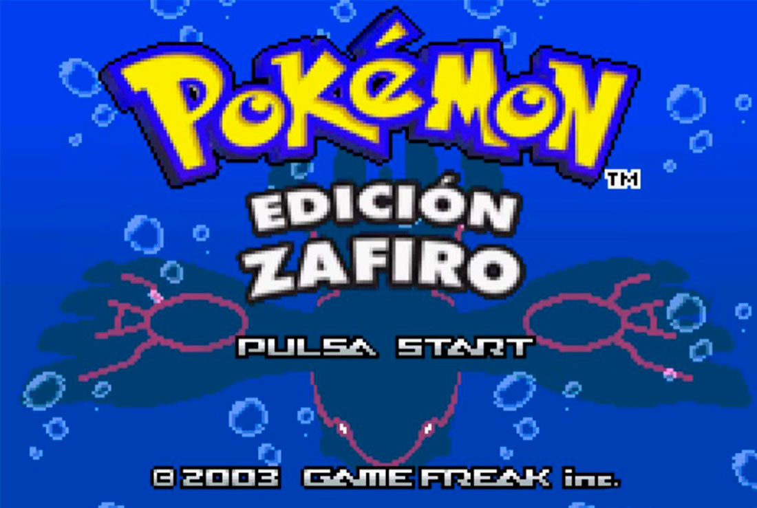 Pokémon Sapphire Gba Juego Físico En Caja Con Protección