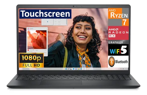 Laptop Dell Inspiron 3535 Táctil 15.6Pulgadas 1920X1080Fhd Ryzen7-7730u  512GbSdd 16GBRam 8Núcleos 4.5Ghz Home11