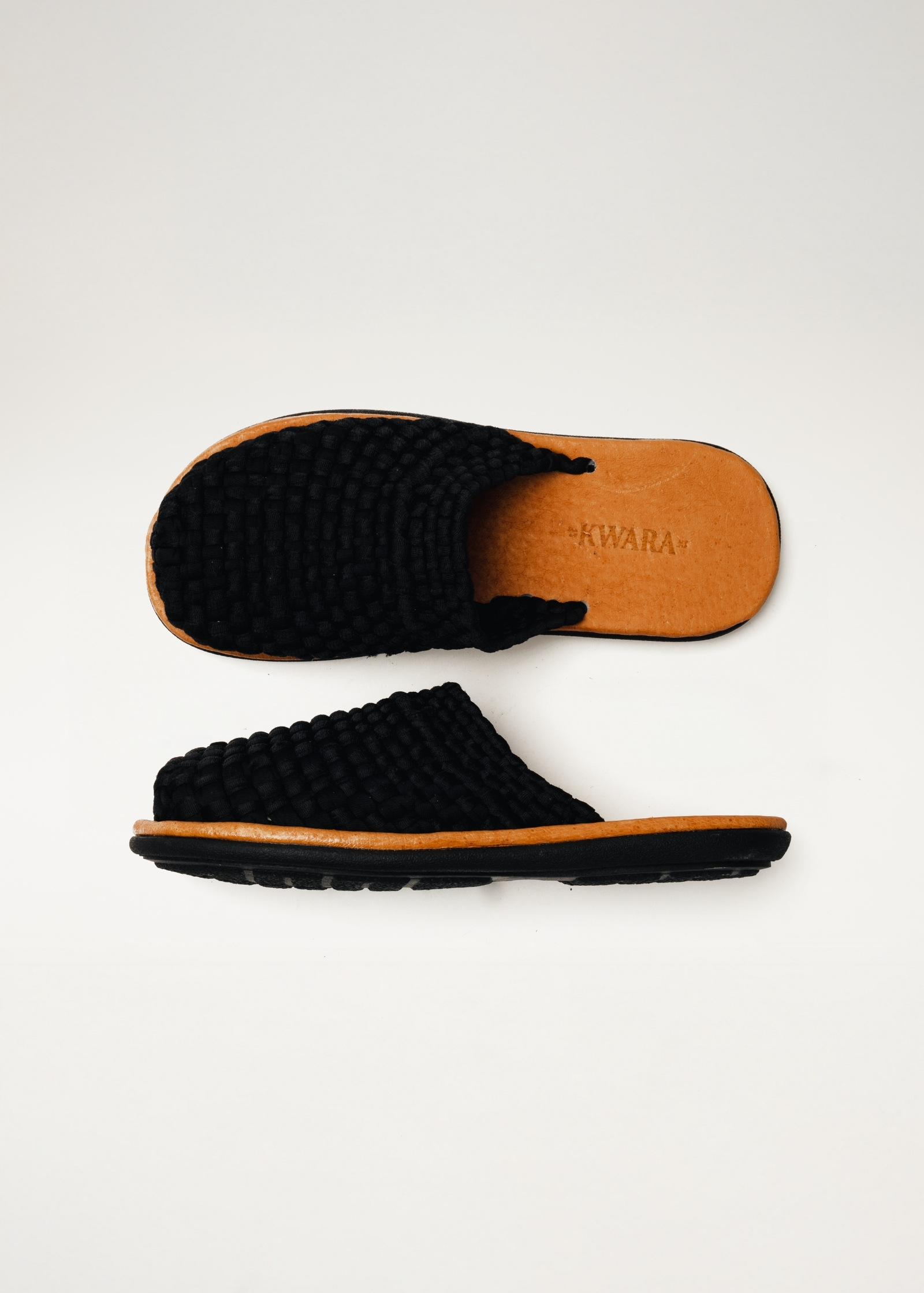 KWARA | HUARACHE  SUECO BASICO  HOMBRE NEGRO