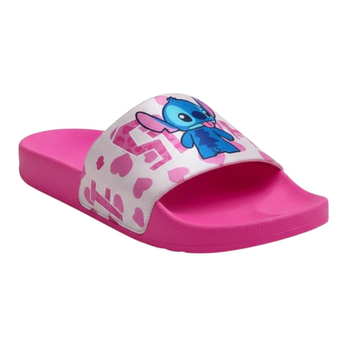 SANDALIAS CASUALES TIPO SLIDE UNISEX DISEÑO PERSONAJES STITCH.
