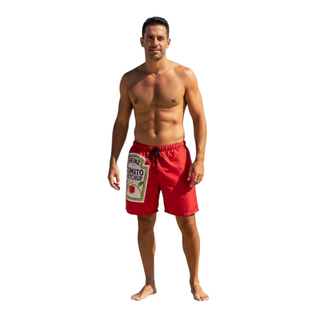 Duo Traje De Baño Pareja Capsup Y Mostaza Heinz.