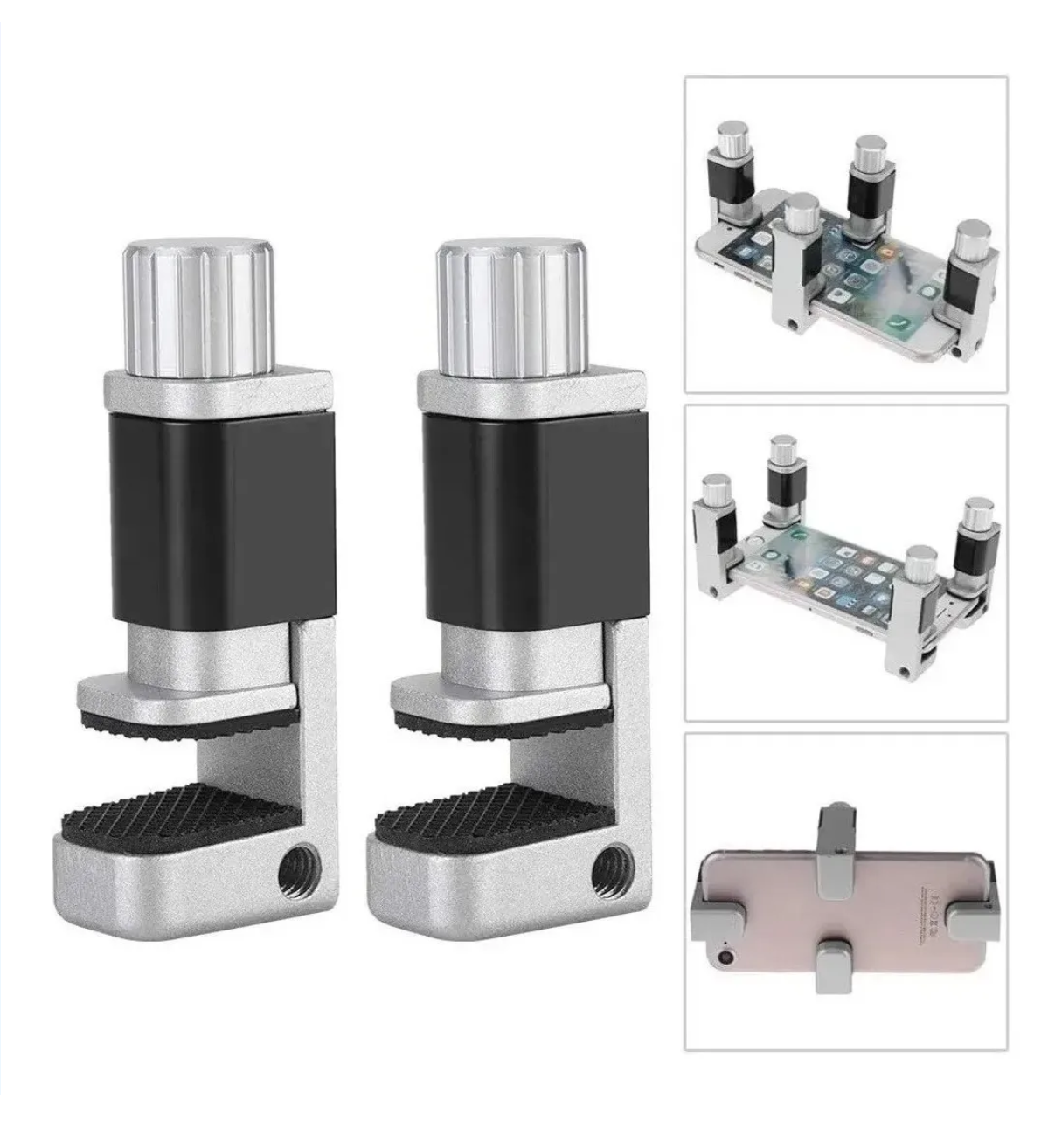 4 Pinzas Metal Pantalla Celular Clip Sujetadora Prensa Touch Malubero