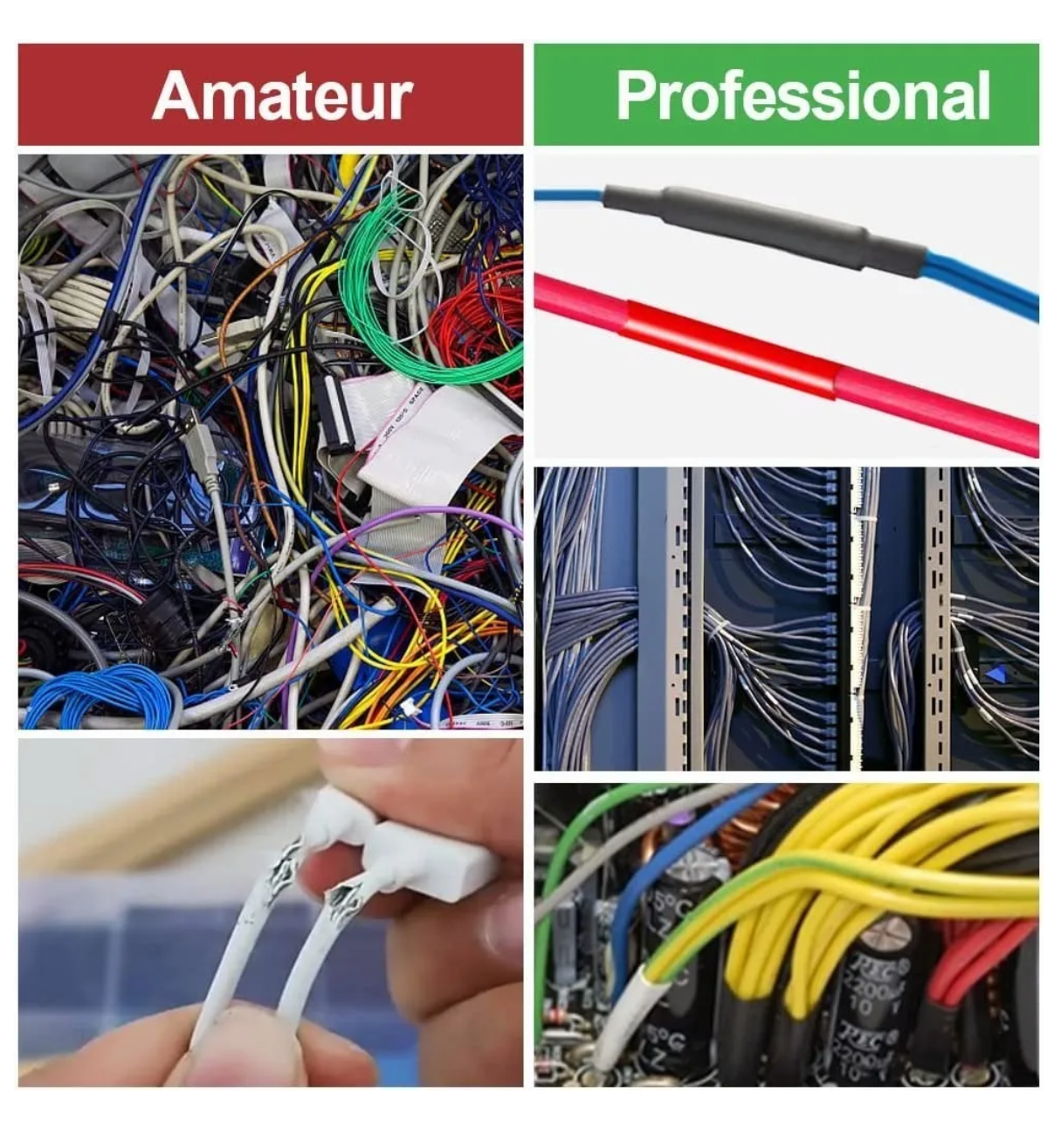 Termofit 750 Piezas Tubos Termorretráctiles Malubero Empalme12 Tamaño