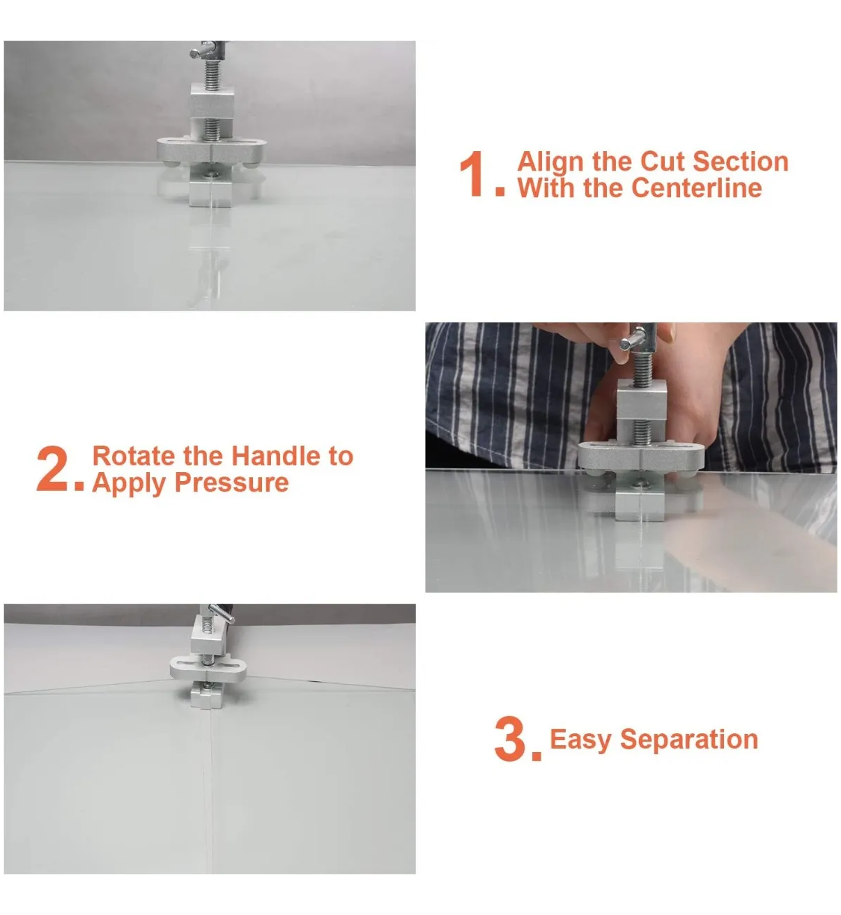 Cortadora De Azulejos, Vidrio Y Cerámica, Malubero Con Desarmador