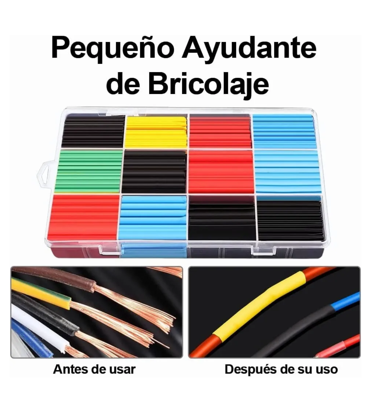 Termofit 750 Piezas Tubos Termorretráctiles Malubero Empalme12 Tamaño