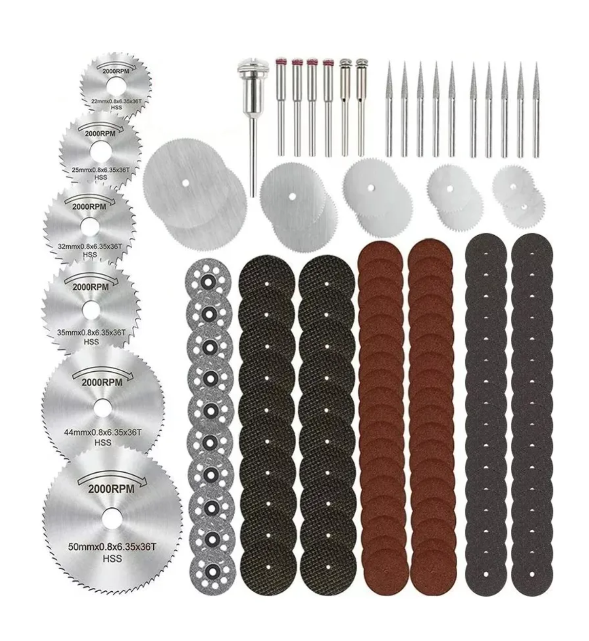 135pz Discos Corte Sierra Hss Malubero Para Dremel Mototool Taladro
