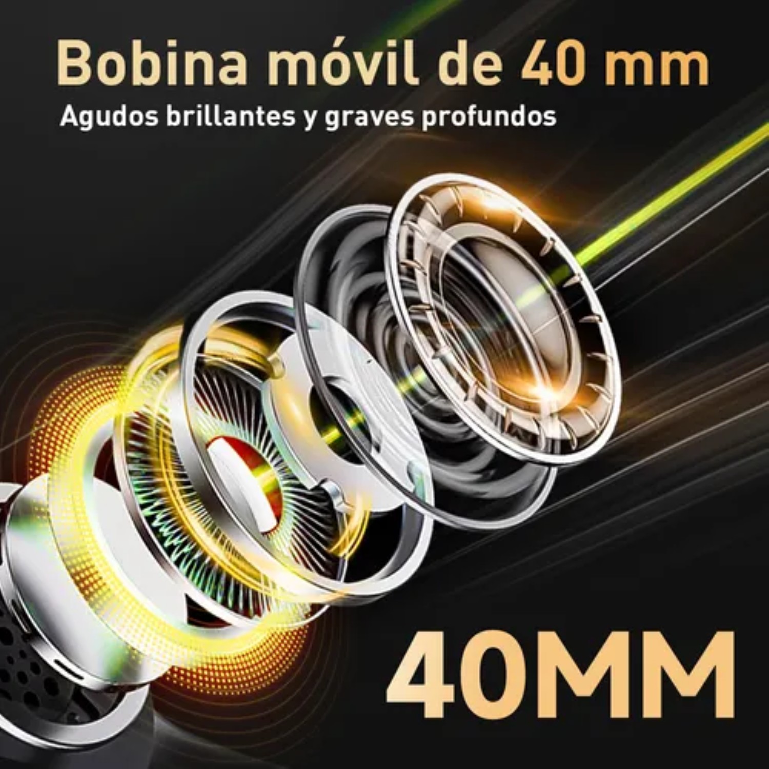 Audifonos Bluetooth Diadema Cancelacion Ruido negro