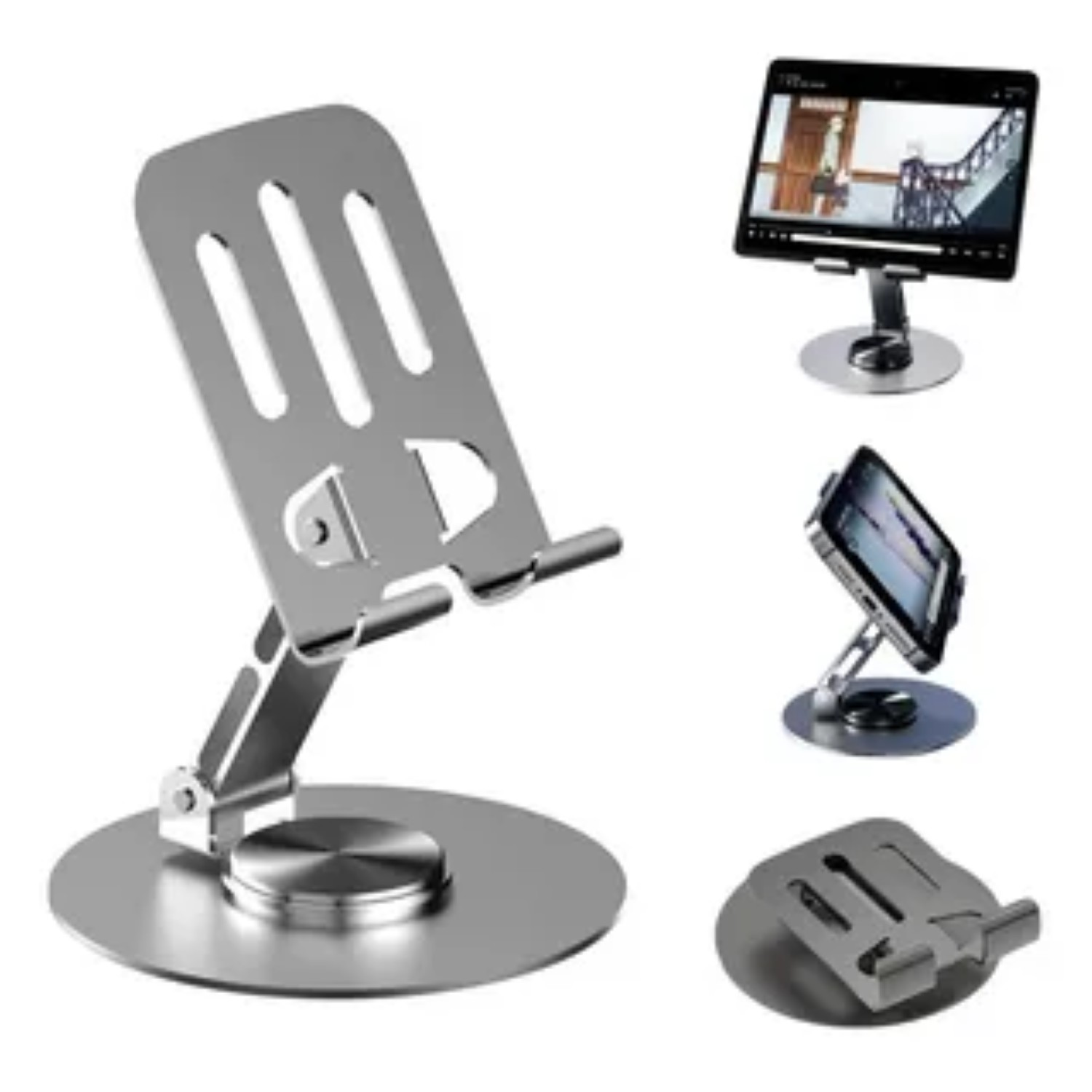 Metal Soporte De Celular Porta Celular Escritorio Giratorio