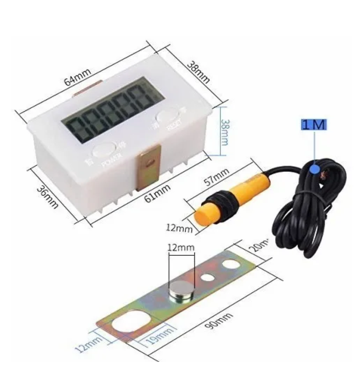 Contador Digital Reductor Eléctrico Scotty HP - Modelo 2134 - Tamaño único