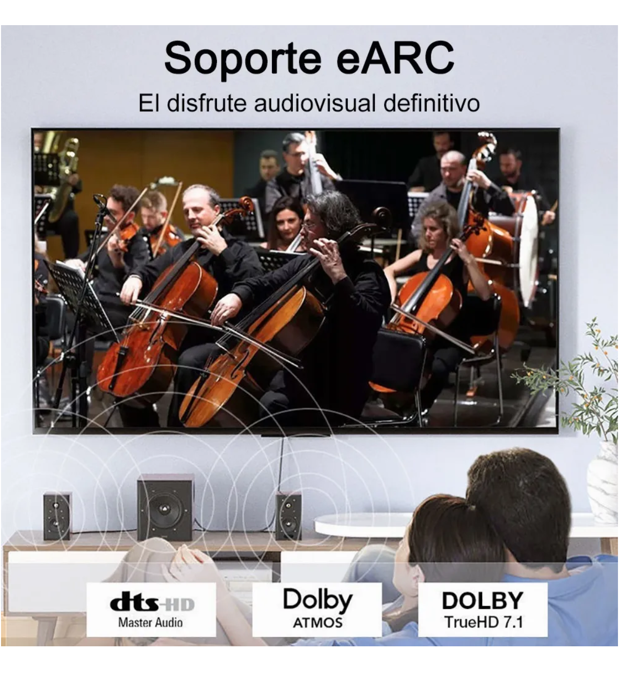 1 Metro Cable Hdmi 2.1 Vídeo 4k 120hz 8k 60hz Ps5 Ps4 Xbox Malubero Color Negro
