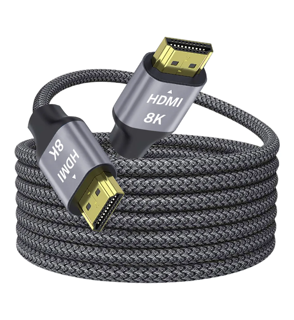 1 Metro Cable Hdmi 2.1 Vídeo 4k 120hz 8k 60hz Ps5 Ps4 Xbox Malubero Color Negro