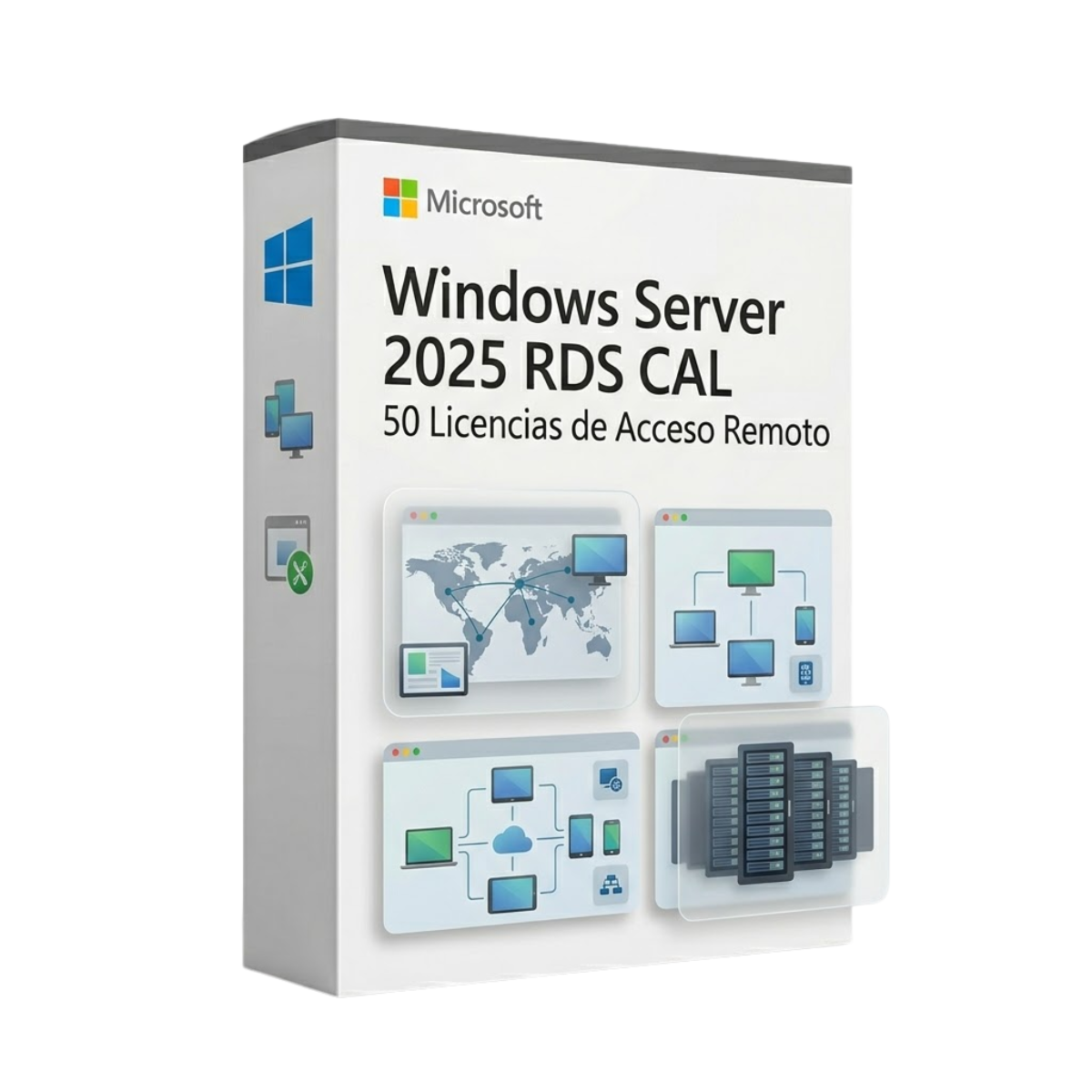 Windows Server 2025 RDS CAL 50 Licencias de Acceso Remoto