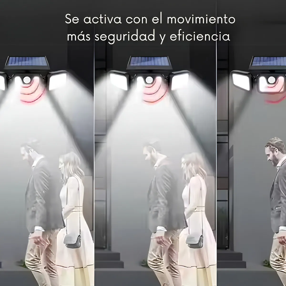 Lámpara Solar para jardín y exterior ideal para alumbrado público, patio, postes y luminarias urbanas