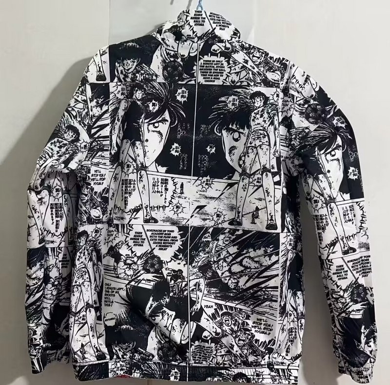 Increible! Chamarra Capitan Tsbubasa 10 Oliver Atom Supercampeones Edicion Especial Gris Exclusivo  Talla  M