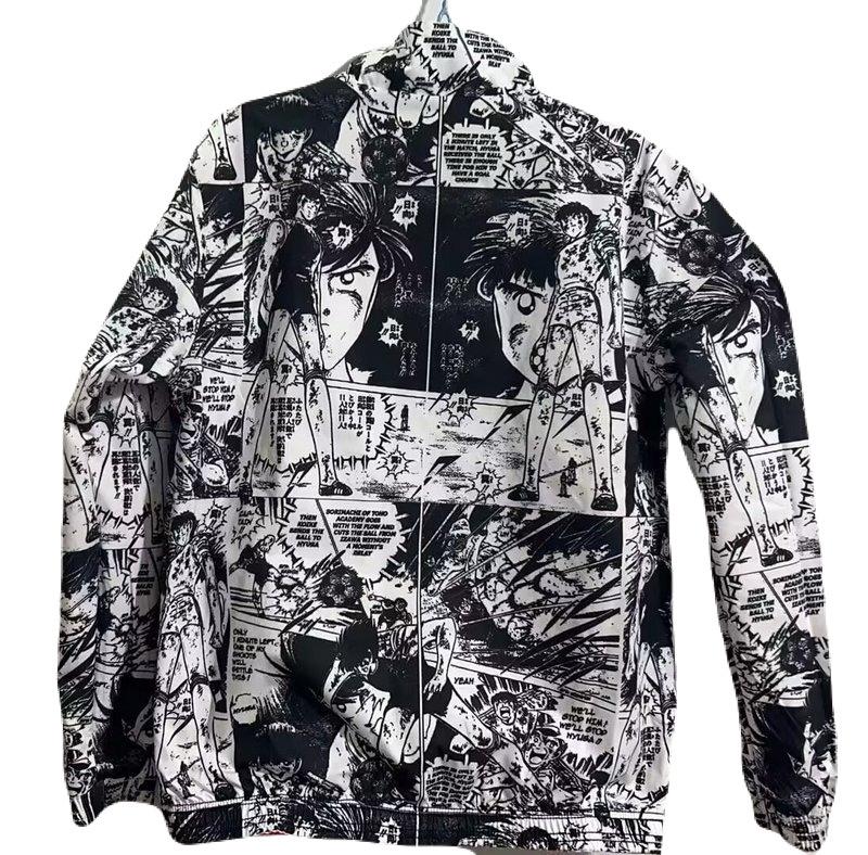 Increible! Chamarra Capitan Tsbubasa 10 Oliver Atom Supercampeones Edicion Especial Gris Exclusivo  Talla  M