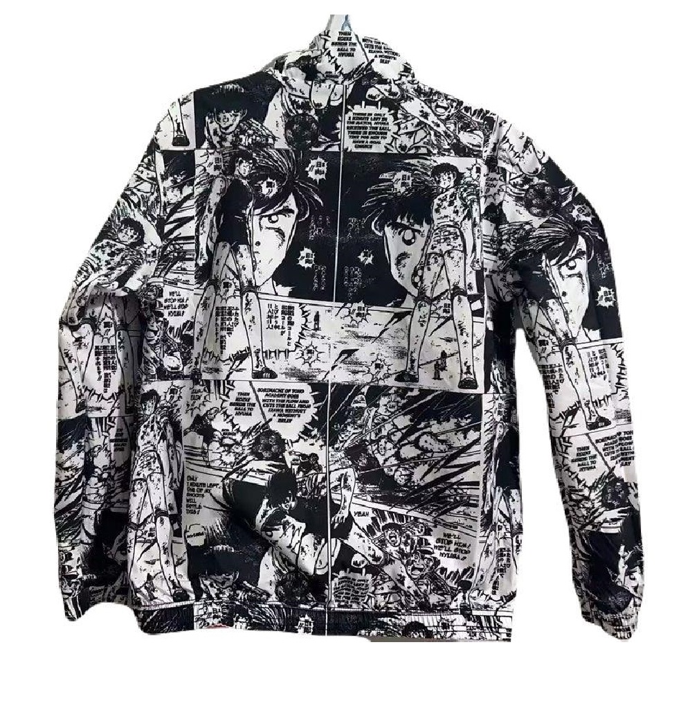Increible! Chamarra Capitan Tsbubasa 10 Oliver Atom Supercampeones Edicion Especial Gris Exclusivo  Talla  M