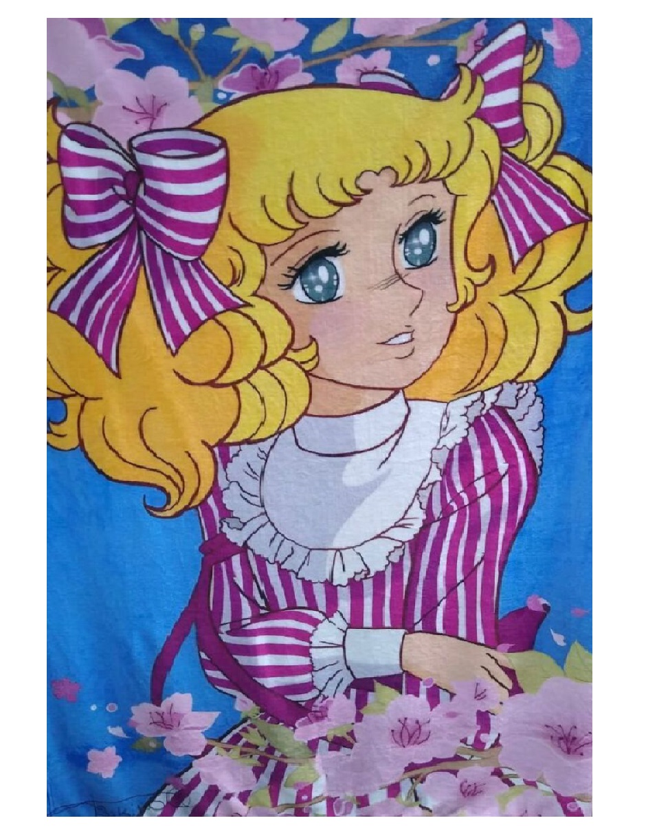 Exclusiva! Cobija Frazada Ultra Suave Anime Candy Candy 