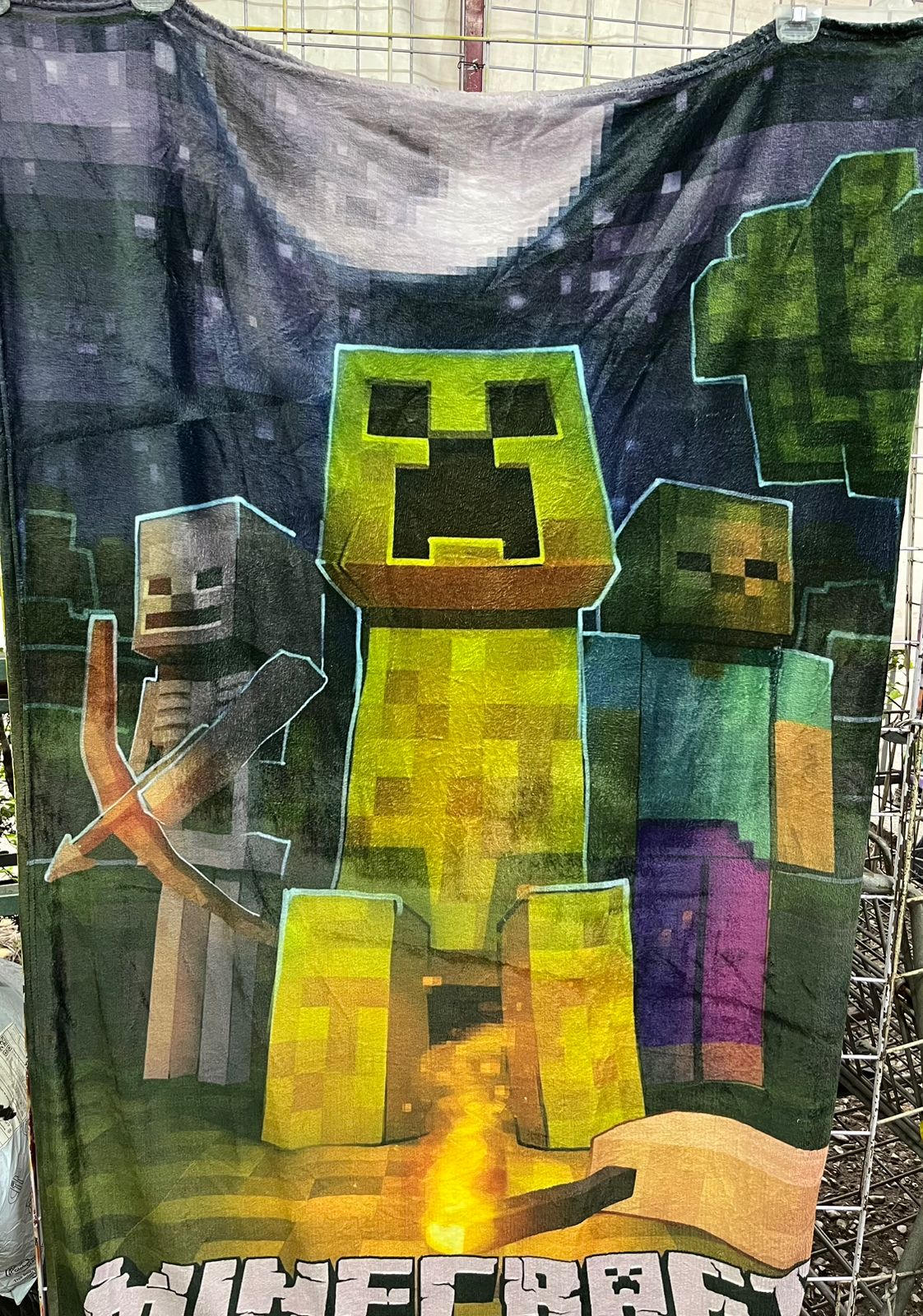 Exclusiva! Cobija Frazada Ultra Suave Minecraft