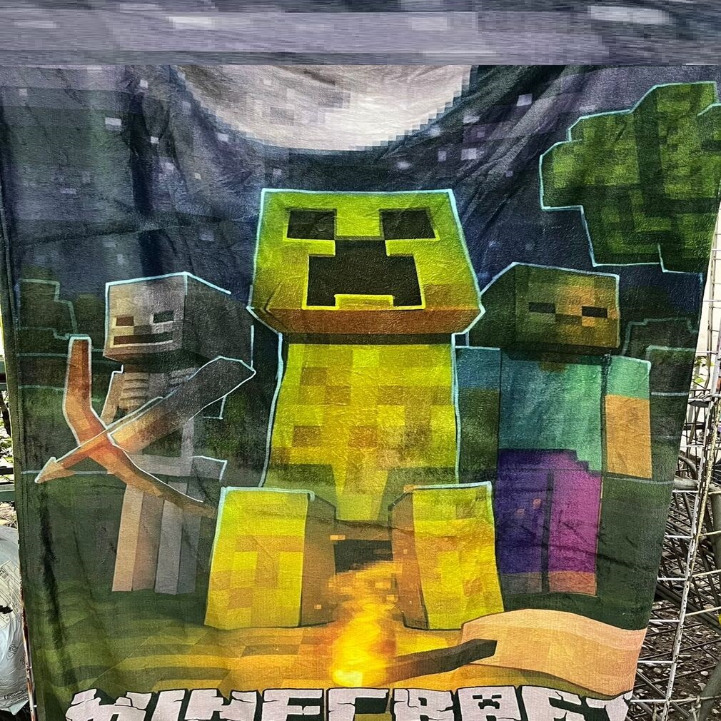 Exclusiva! Cobija Frazada Ultra Suave Minecraft