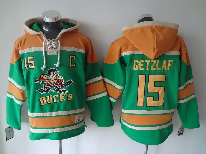 Chamarra Sudadera Hoodie Mighty Ducks Patos Cazadora Retro Getzlaf 15  Talla  L