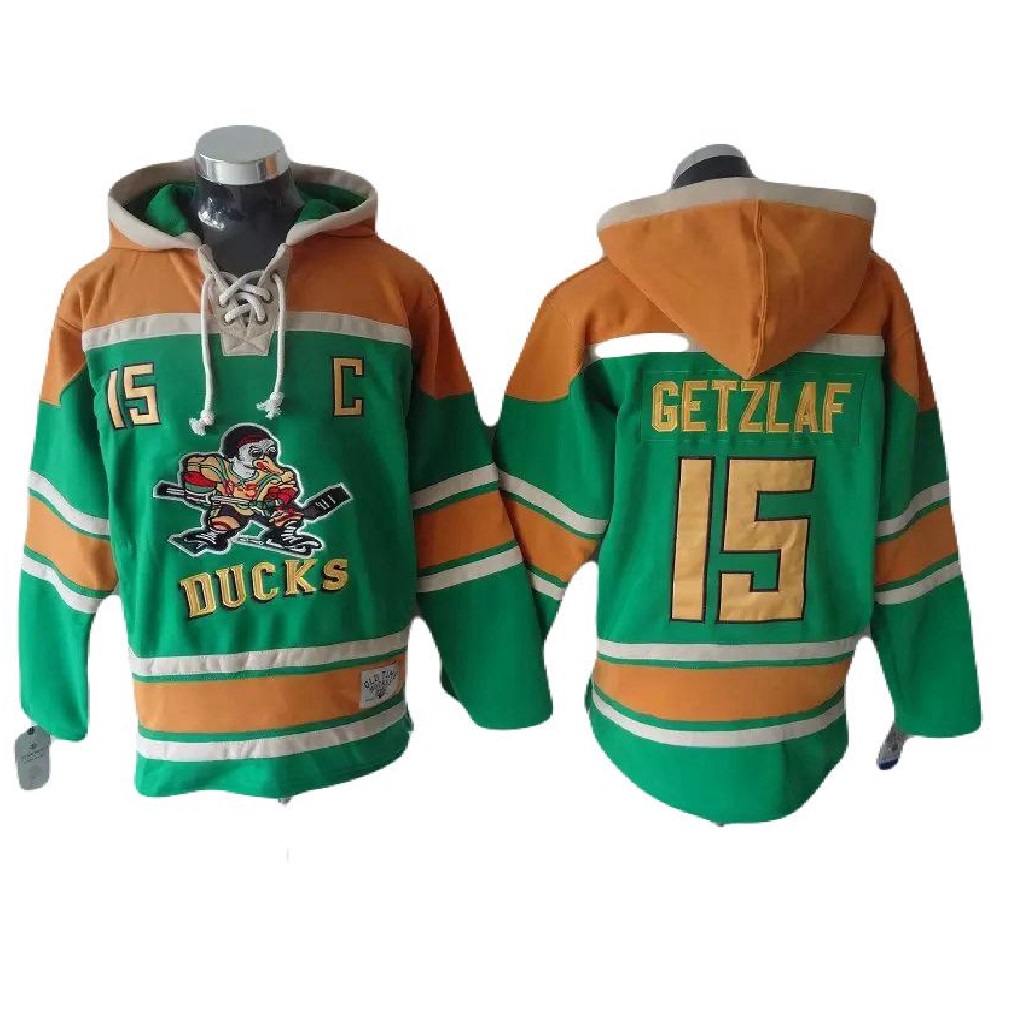 Chamarra Sudadera Hoodie Mighty Ducks Patos Cazadora Retro Getzlaf 15  Talla  XL