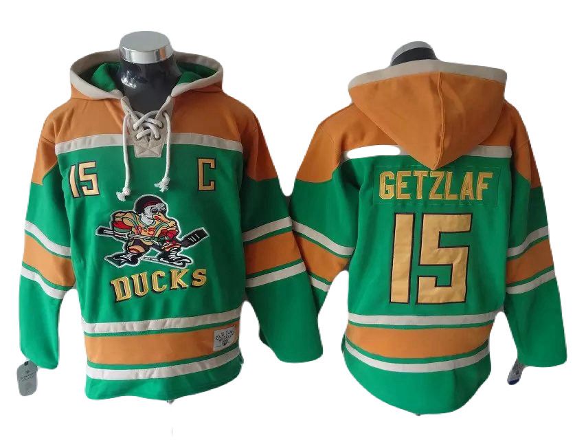Chamarra Sudadera Hoodie Mighty Ducks Patos Cazadora Retro Getzlaf 15  Talla  XL