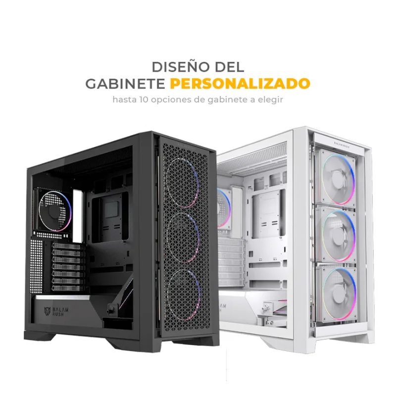 Zaya - Ryzen 5 8400F, RX 7600 8GB GDDR6, 16GB RAM DDR5, 1TB M.2 NVME, Wifi 6, Enfriamiento Líquido 240mm