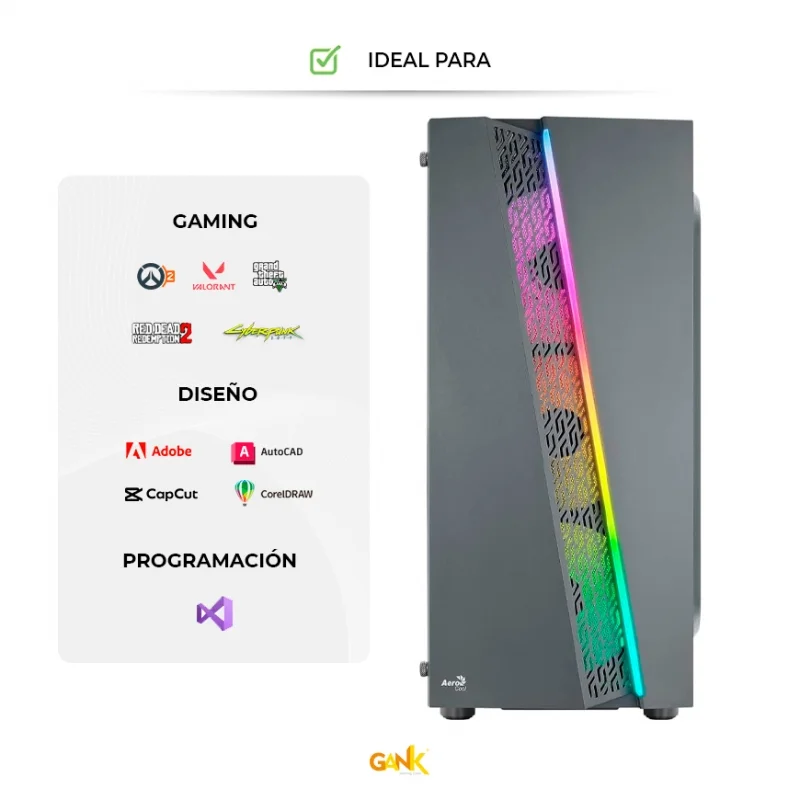 NoobMaster V3 - AMD Ryzen 5 8600G, 16GB DDR5, 1TB M.2, Wifi, Bluetooth