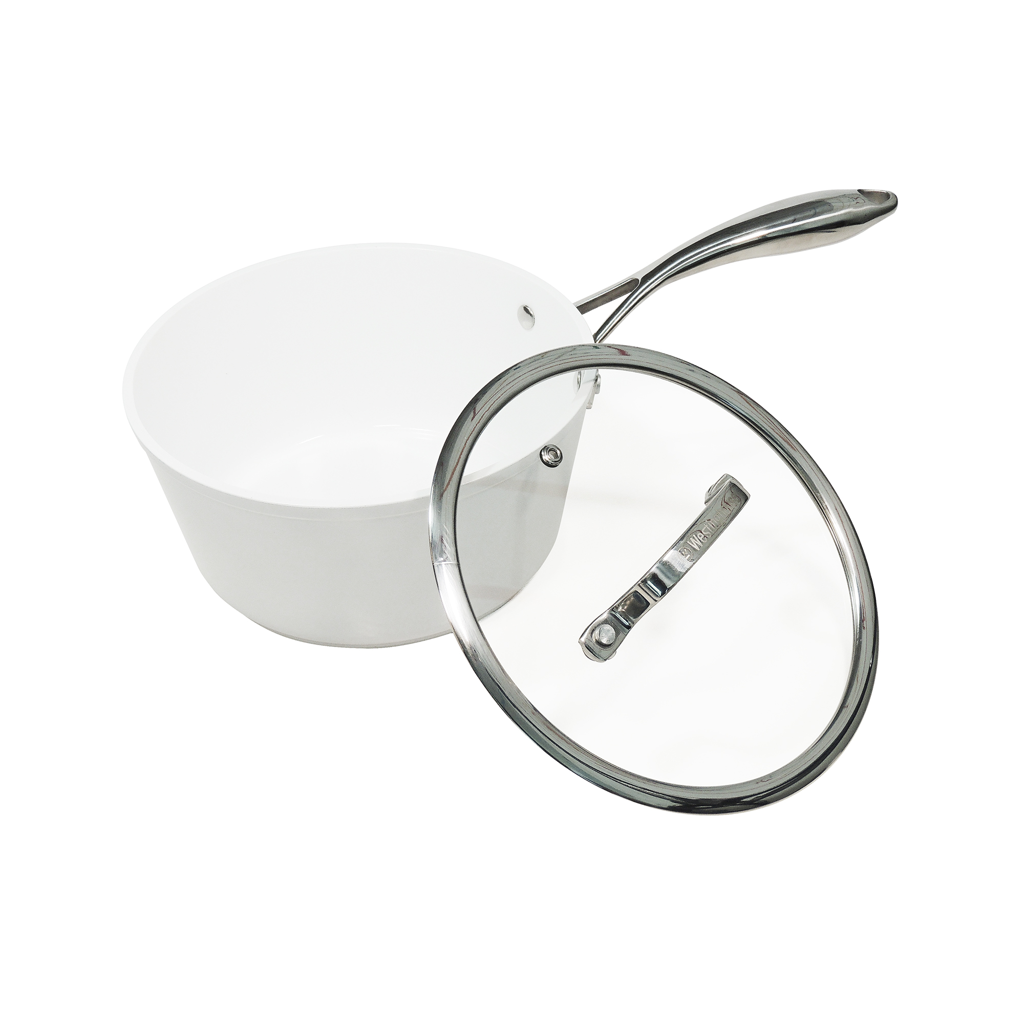 Westinghouse Olla Antiadherente de Cerámica Snow 16 cm / 1.2 L (WCSP204416)