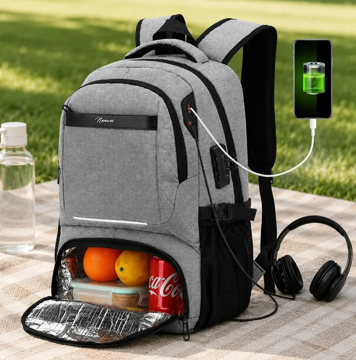 Mochila Gris