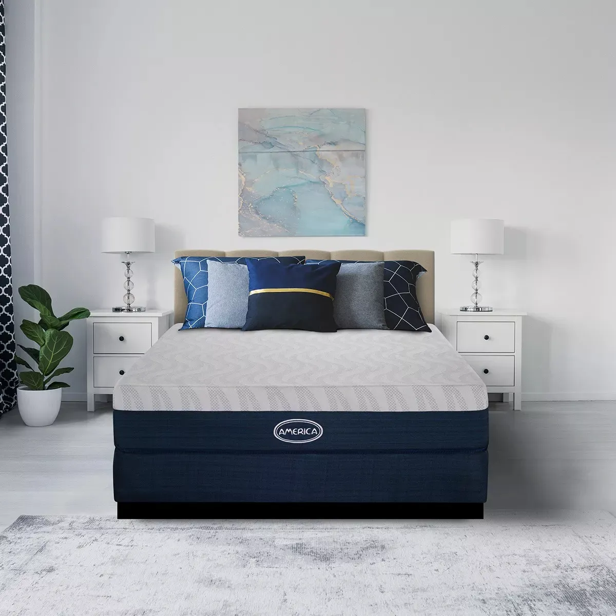 Colchones America  Colchon Individual Memory ICE Memory Foam Colchón en caja 