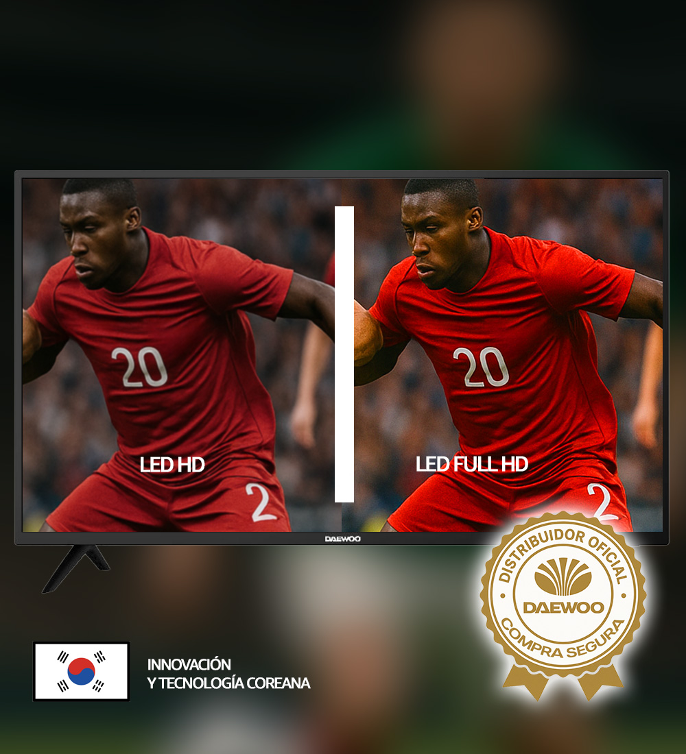 Pantalla DAEWOO 40" LED FULL HD ROKU SMART TV