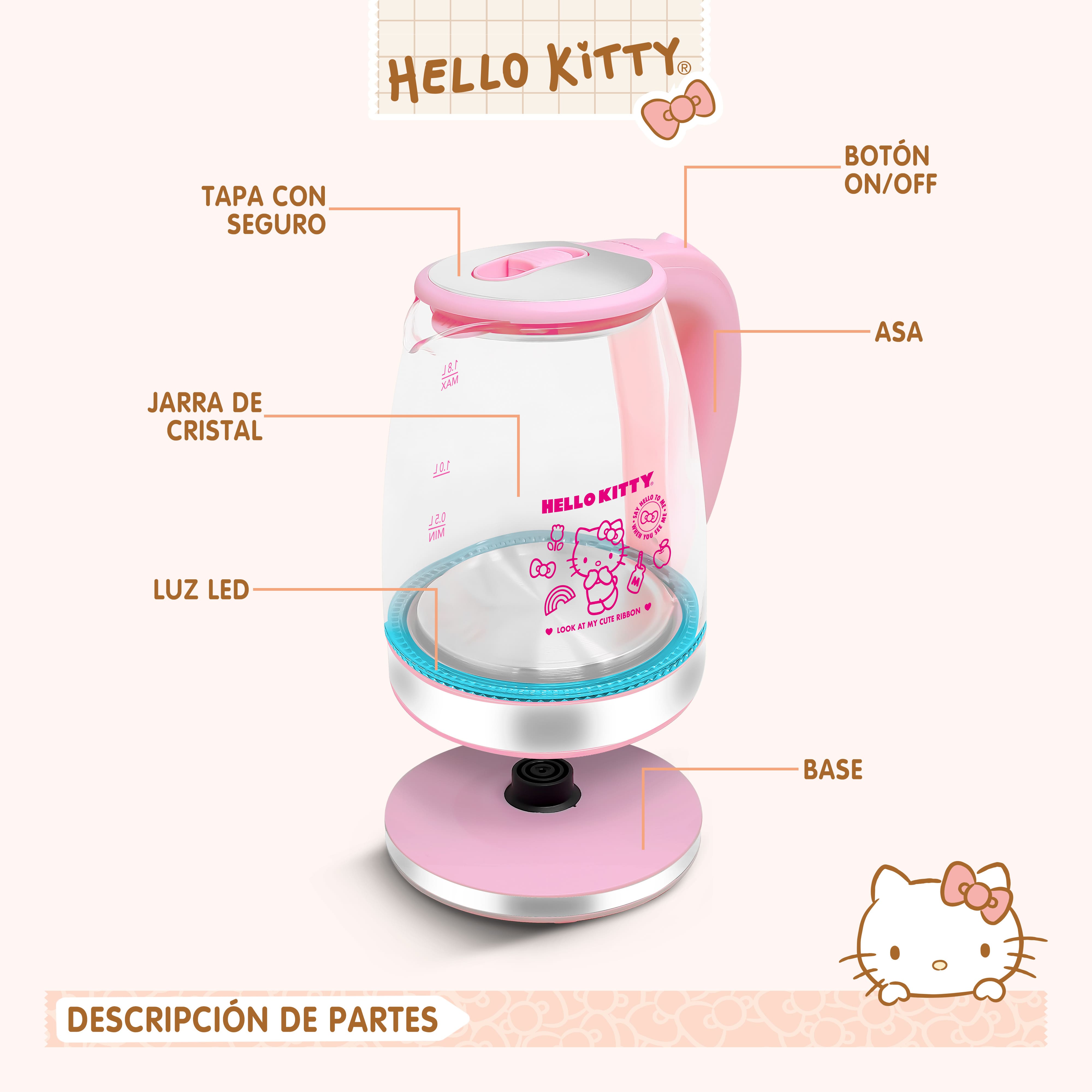 SANRIO Tetera Eléctrica de Hello Kitty HK-328