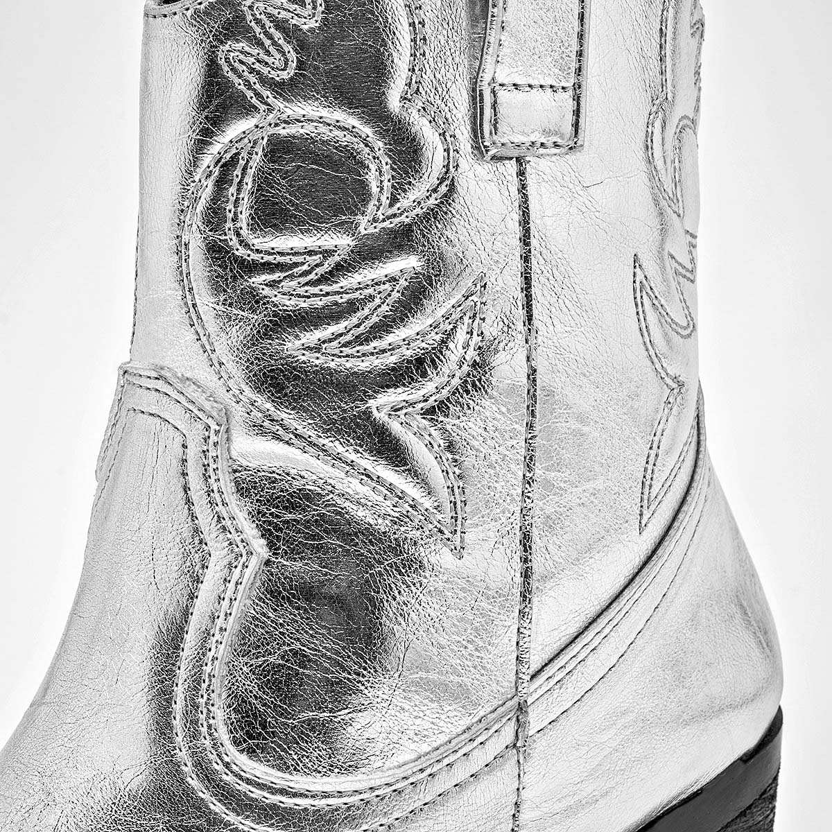 BOTA VAQUERA MUJER LADY ONE CA7511 PLATA