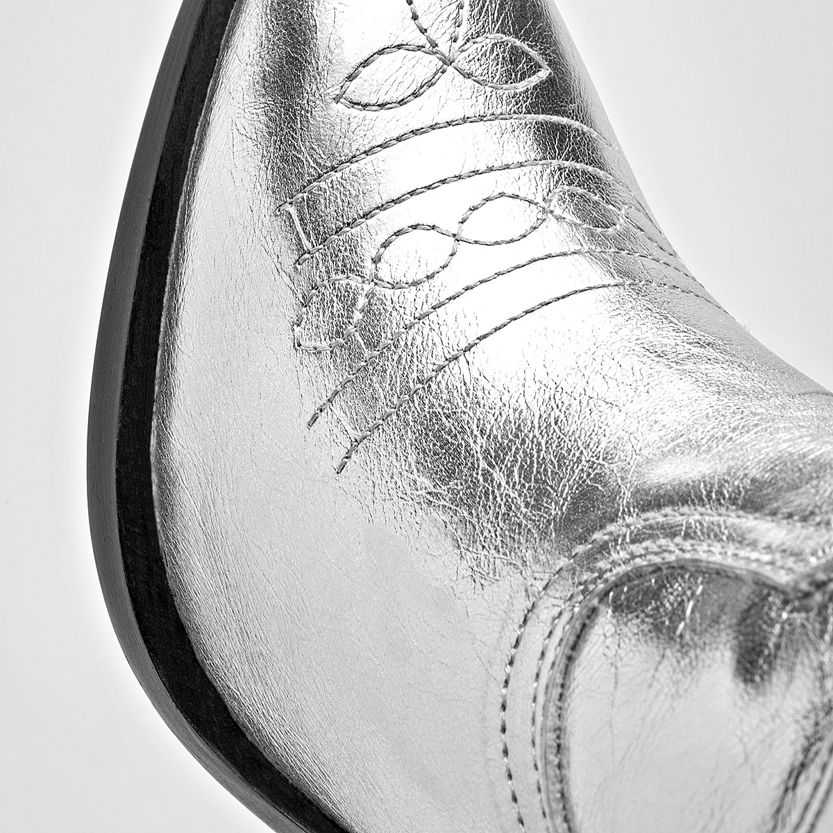 BOTA VAQUERA MUJER LADY ONE CA7511 PLATA