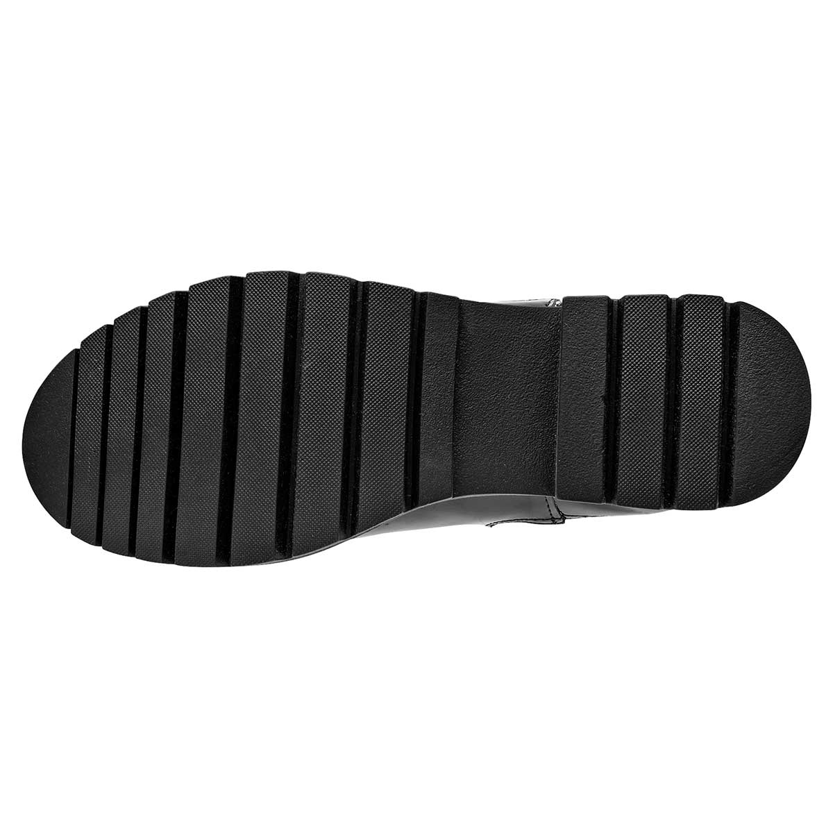 BOTIN PISO MUJER LADY ONE EN272 NEGRO CHAROL