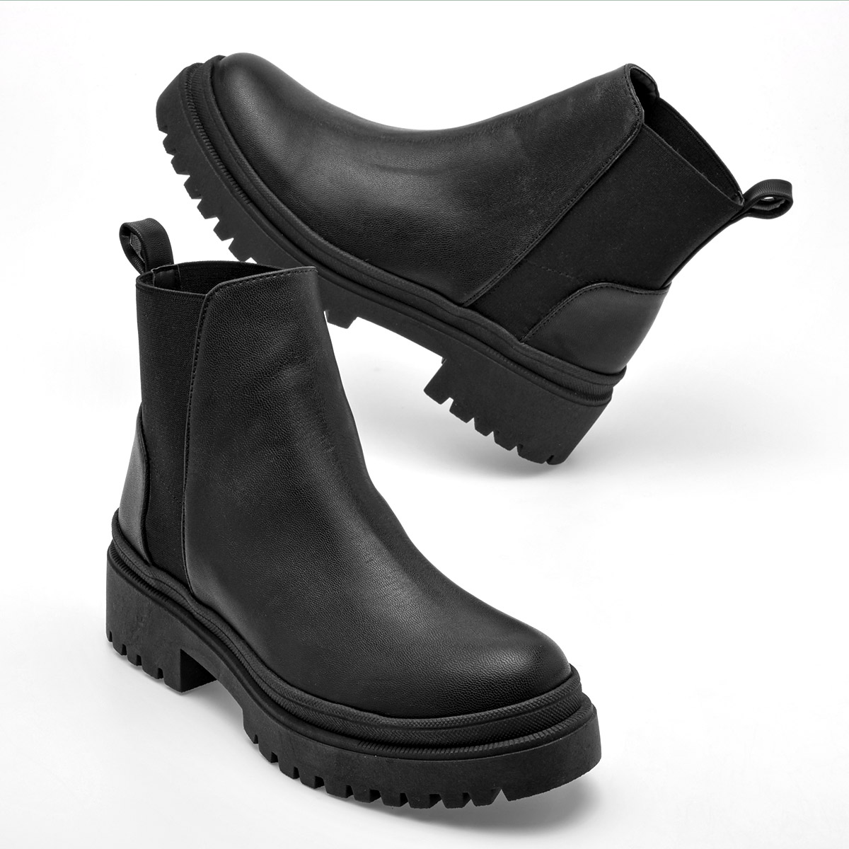 BOTIN PISO MUJER D. K. CH. ESME02 NEGRO